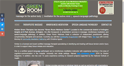 Desktop Screenshot of kimbergreentherapies.com